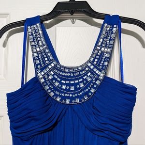 Hailey Logan jeweled maxi dress 🦚